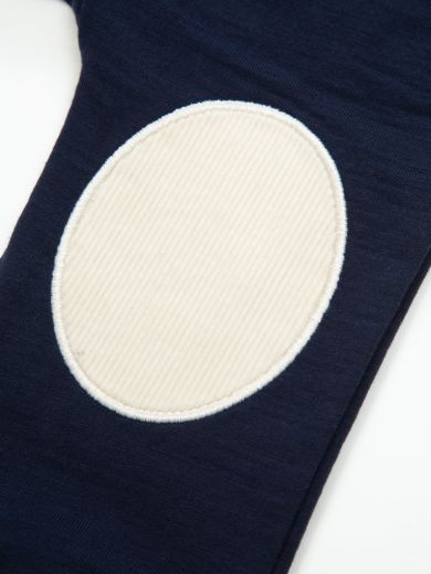 Bilde av WoolLand Bergen Terry overall baby BlueInk
